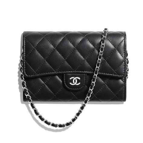 chanel clucth|Chanel clutch with chain lambskin.